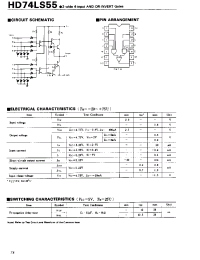 Datasheet HD74LS55 manufacturer Hitachi
